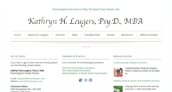 Desktop Screenshot of kathrynleugers.com