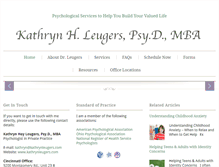 Tablet Screenshot of kathrynleugers.com